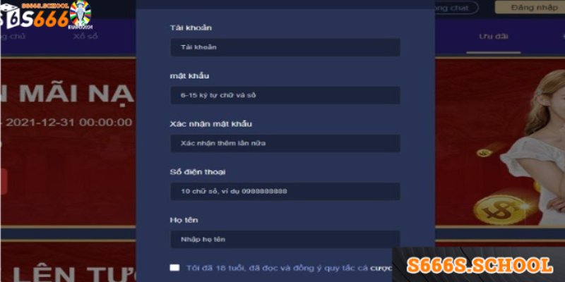 Các bước hướng dẫn nhận mã thưởng tại trang web