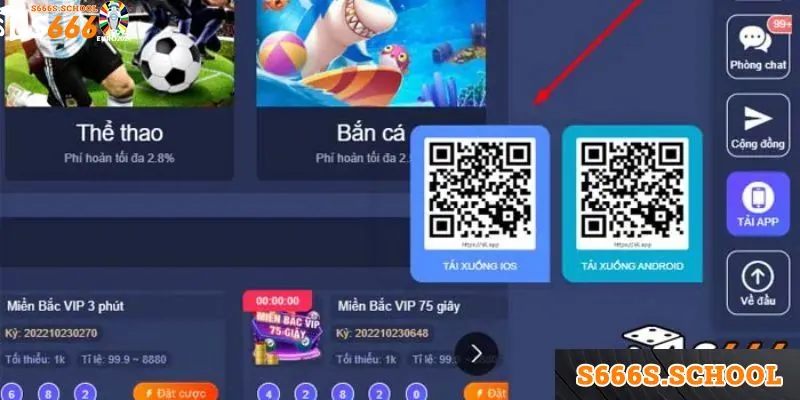 Quy trình tải app S666 trên Android Quy trình tải app S666 trên Android