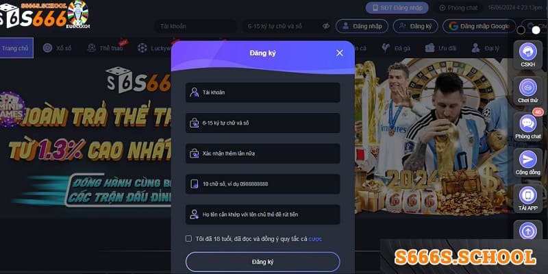 Tham gia poker tại S666 rất đơn giản, chỉ với vài thao tác và ít phút chờ đợi Tham gia poker tại S666 rất đơn giản, chỉ với vài thao tác và ít phút chờ đợi